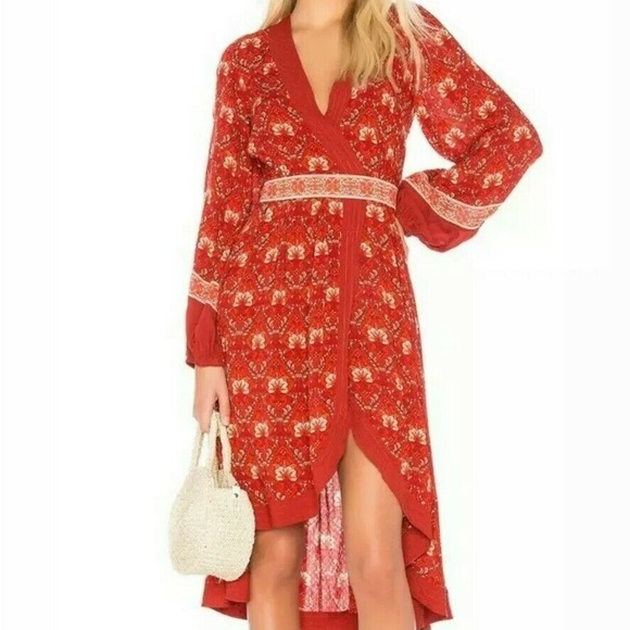 Spell & The Gypsy Midi Jewel Soirée Dress size S - Picture 4 of 9